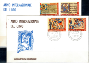 FDC KSIĄŻKA WATYKAN MI.605-609