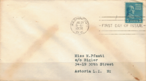 FDC SŁAWNI LUDZIE USA MI. 417