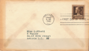FDC SŁAWNI LUDZIE USA MI.474