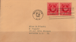 FDC SŁAWNI LUDZIE USA MI.476