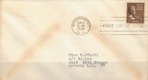 FDC SŁAWNI LUDZIE USA MI. 419