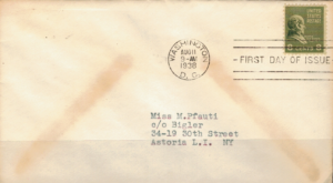 FDC SŁAWNI LUDZIE USA MI. 420