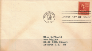 FDC SŁAWNI LUDZIE USA MI. 422