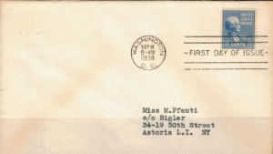 FDC SŁAWNI LUDZIE USA MI. 423