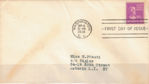 FDC SŁAWNI LUDZIE USA MI. 424