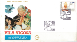 WIZYTA JANA PAWŁA II PORTUGALIA-VILA VICOSA KOPERTA