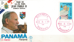 WIZYTA JANA PAWŁA II PANAMA KOPERTA