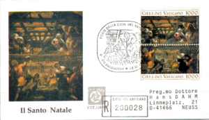 FDC BOŻE NARODZENIE WATYKAN MI.1133-1135