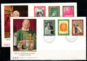 FDC ROCZNICA WATYKAN MI.508-513 NR2