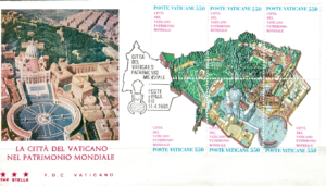 FDC UNESCO WATYKAN MI.883-888