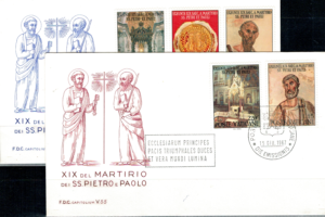 FDC MALARSTWO WATYKAN MI.523-527 NR3
