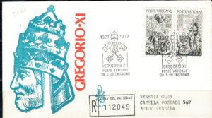FDC ROCZNICA WATYKAN MI.701-702 NR2