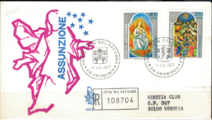 FDC MALARSTWO WATYKAN MI.703-704 NR1