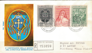 FDC SŁAWNI LUDZIE WATYKAN MI.610-612 NR2