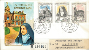 FDC ŚWIĘTA TERESA WATYKAN MI.618-620 NR2