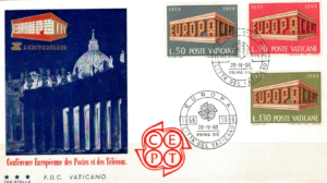FDC EUROPA CEPT WATYKAN MI.547-549 NR2