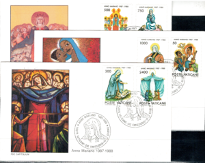 FDC MALARSTWO WATYKAN MI.940-945
