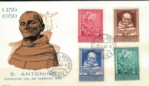 FDC RELIGIA WATYKAN MI.334-337