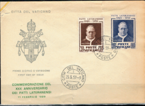 FDC SŁAWNI LUDZIE WATYKAN MI.313-314 NR1
