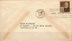 FDC SŁAWNI LUDZIE USA MI.489