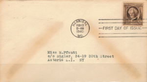 FDC SŁAWNI LUDZIE USA MI.459