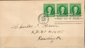 FDC SŁAWNI LUDZIE USA MI.480
