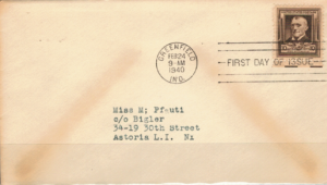 FDC SŁAWNI LUDZIE USA MI.464