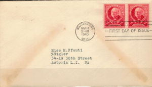 FDC SŁAWNI LUDZIE USA MI.466