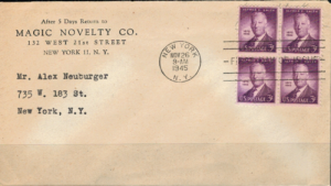 FDC SŁAWNI LUDZIE USA MI.542