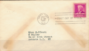 FDC SŁAWNI LUDZIE USA MI.472