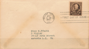 FDC SŁAWNI LUDZIE USA MI.469