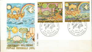 FDC UPU WATYKAN MI.633-634 NR2