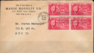 FDC SŁAWNI LUDZIE USA MI.535