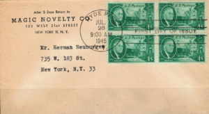 FDC SŁAWNI LUDZIE USA MI.534