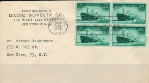 FDC MARYNISTYKA USA MI.544
