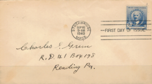 FDC SŁAWNI LUDZIE USA MI.483