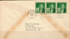 FDC SŁAWNI LUDZIE USA MI.485