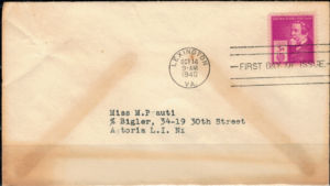 FDC SŁAWNI LUDZIE USA MI.487