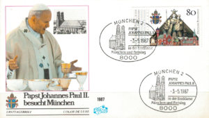 WIZYTA JANA PAWŁA II NIEMCY - MUNCHEN KOPERTA