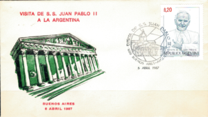 WIZYTA JANA PAWŁA II ARGENTYNA - BUENOS AIRES KOPERTA