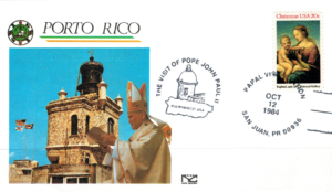 WIZYTA JANA PAWŁA II USA - PORTO RICO KOPERTA