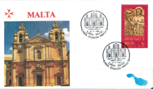 WIZYTA JANA PAWŁA II MALTA - ŻJARA KOPERTA