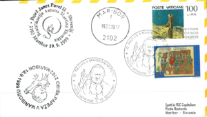 WIZYTA JANA PAWŁA II SŁOWENIA - MARIBOR KOPERTA