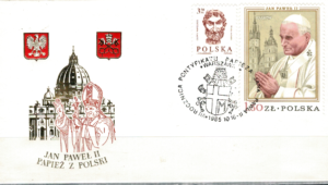 WIZYTA JANA PAWŁA II POLSKA - KRAKÓW KOPERTA