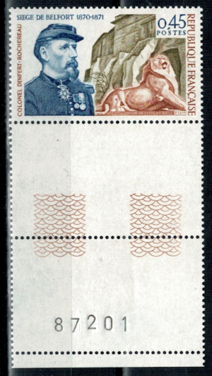 SŁAWNI LUDZIE FRANCJA MI.1731** 2x PUSTEPOLE I NR.WALCA