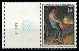 MALARSTWO FRANCJA MI.1744** Z PUSTEPOLE I NR.WALCA