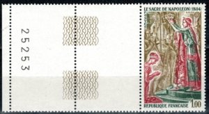 HISTORIA FRANCJA MI.1854** Z PUSTYMPOLEM I NR.ARKUSZA