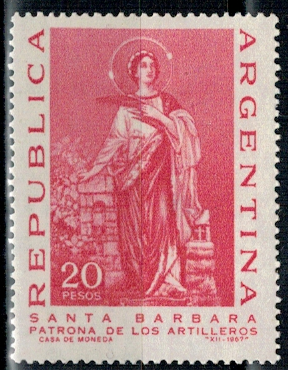 ŚW. BARBARA ARGENTYNA MI. 980**