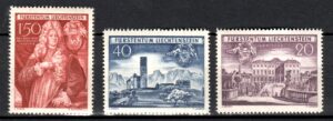 SŁAWNI LUDZIE LIECHTENSTEIN MI.281-283**
