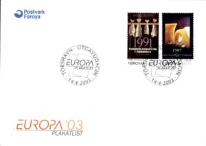 FDC EUROPA WYSPY OWCZE MI.448-449